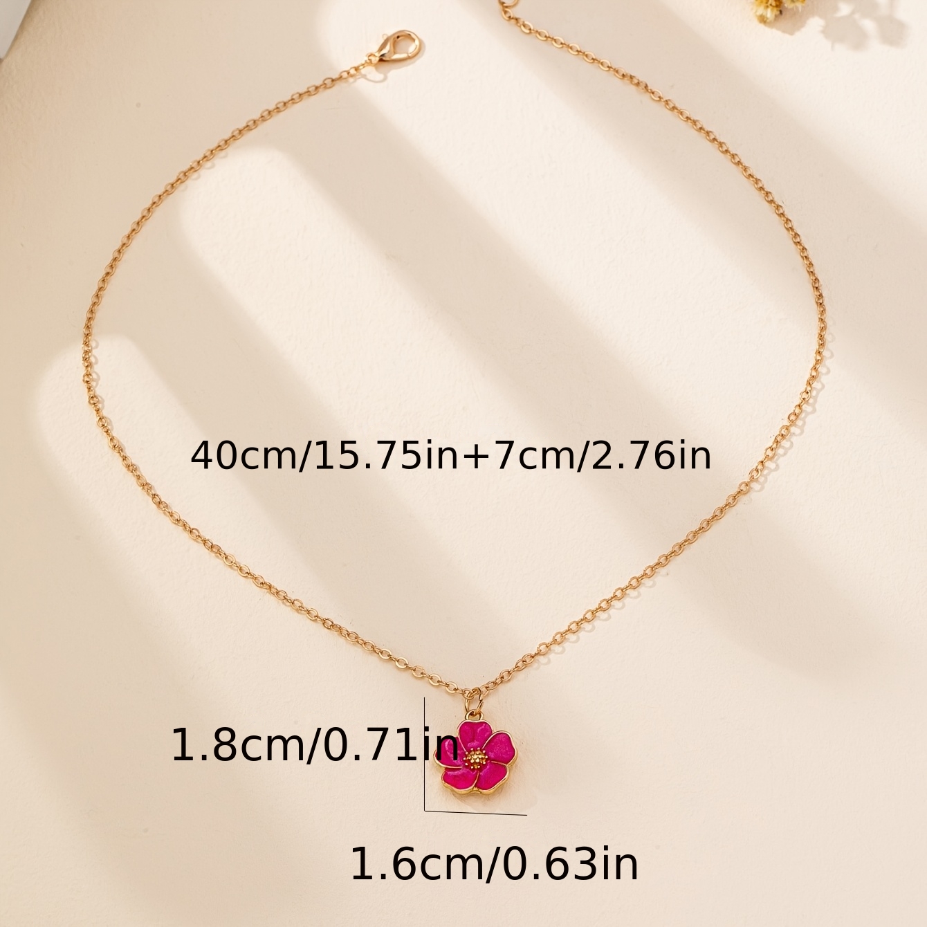 Stylish Minimalist Enamel Necklace for Women